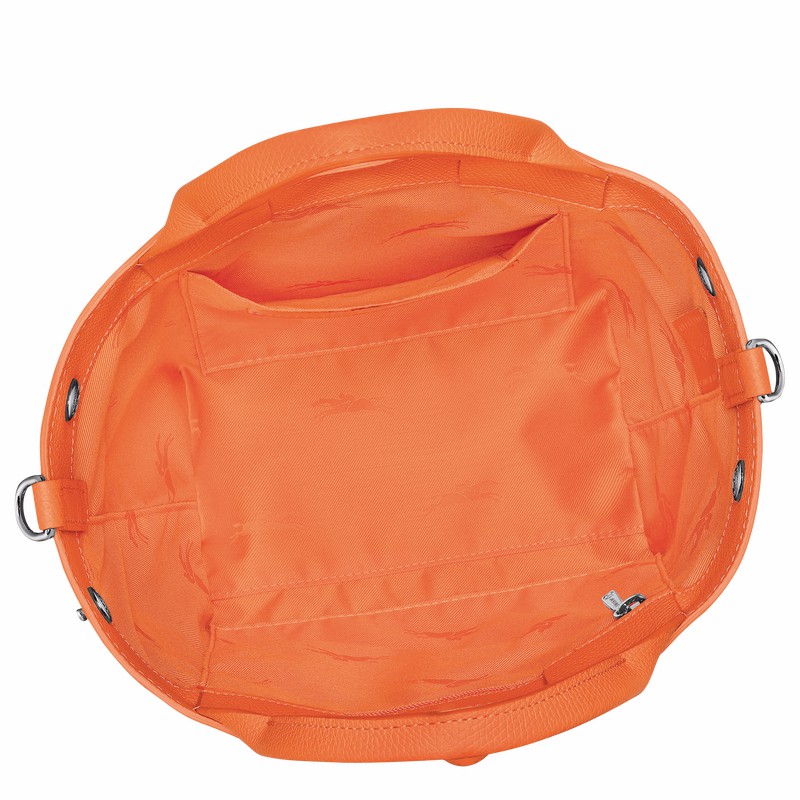 Longchamp Le Roseau S Håndtaske Dame Orange Danmark | 10273HFP017