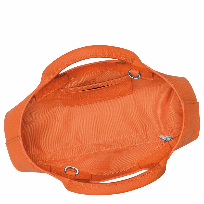 Longchamp Le Roseau S Håndtaske Dame Orange Danmark | 10280HFP017