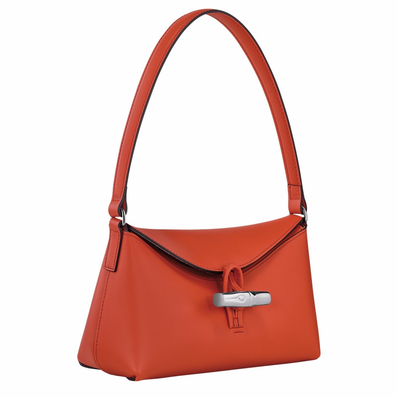 Longchamp Le Roseau S Hobo Taske Dame Orange Danmark | 10230HCL685