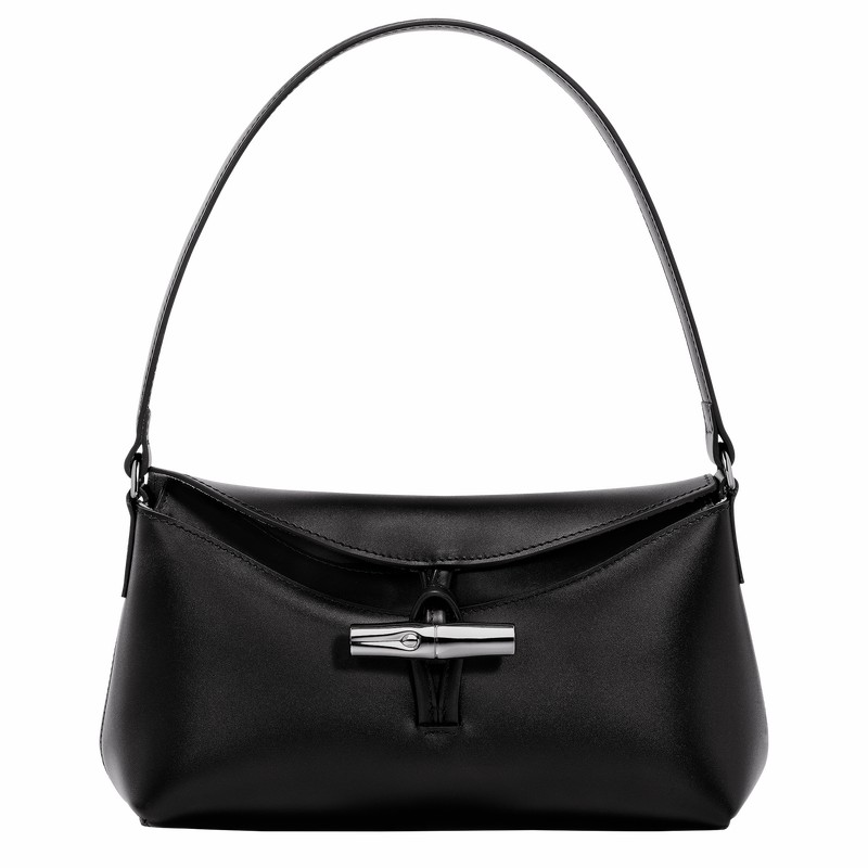 Longchamp Le Roseau S Hobo Taske Dame Sort Danmark | 10230HCL001