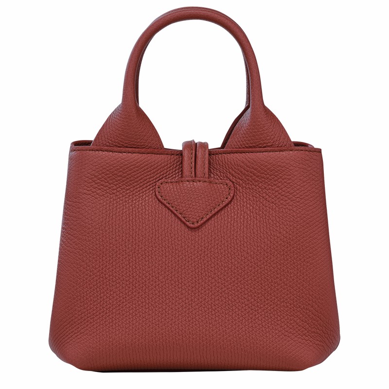 Longchamp Le Roseau XS Håndtaske Dame Brune Danmark | 10278HFP404