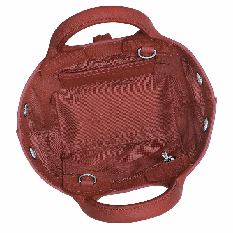 Longchamp Le Roseau XS Håndtaske Dame Brune Danmark | 10278HFP404