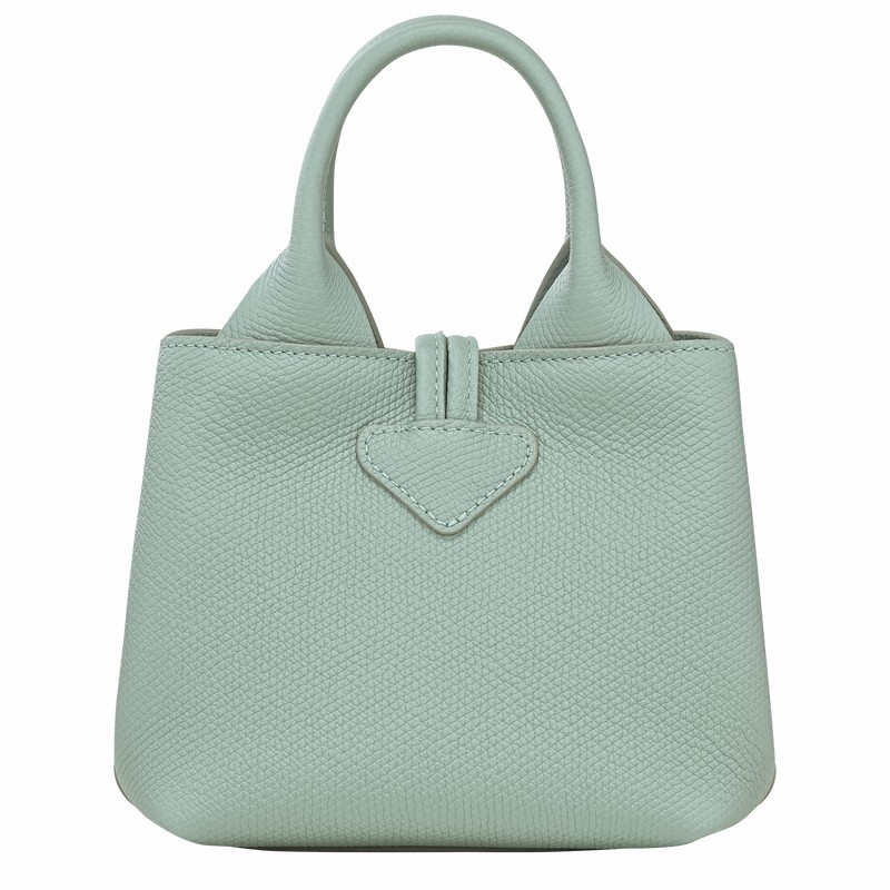 Longchamp Le Roseau XS Håndtaske Dame Celadon Danmark | 10278HFP282