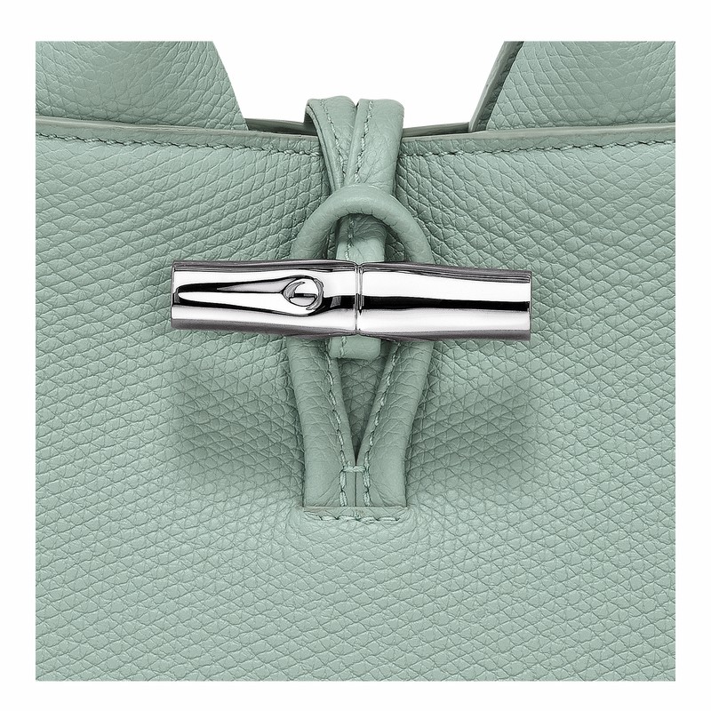 Longchamp Le Roseau XS Håndtaske Dame Celadon Danmark | 10278HFP282