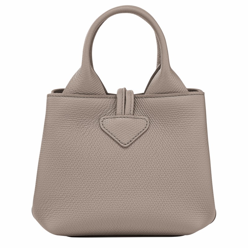 Longchamp Le Roseau XS Håndtaske Dame Grå Danmark | 10278HFP266