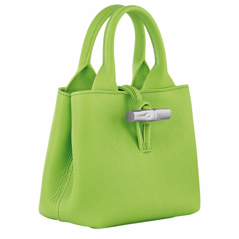 Longchamp Le Roseau XS Håndtaske Dame Grøn Danmark | 10278HFP355