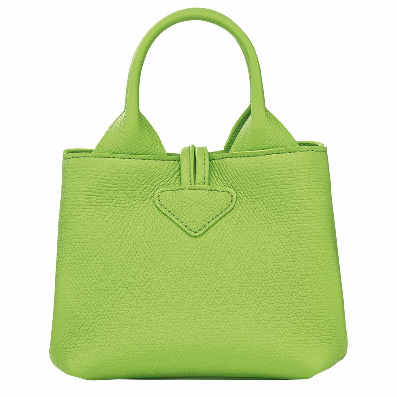 Longchamp Le Roseau XS Håndtaske Dame Grøn Danmark | 10278HFP355