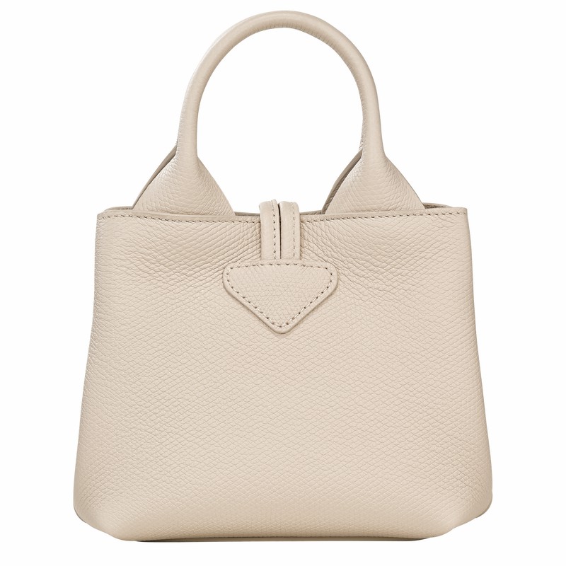 Longchamp Le Roseau XS Håndtaske Dame Hvide Danmark | 10278HFP555