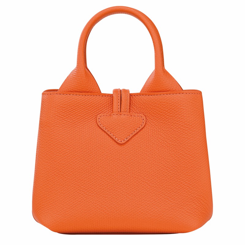 Longchamp Le Roseau XS Håndtaske Dame Orange Danmark | 10278HFP017