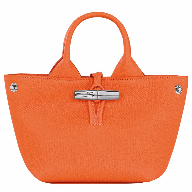 Longchamp Le Roseau XS Håndtaske Dame Orange Danmark | 10278HFP017