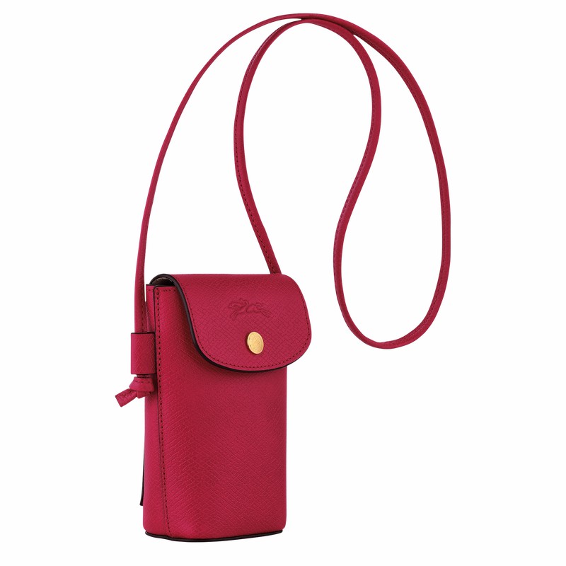 Longchamp ÉPURE Cover Dame Fuchsia Danmark | 34193HYZJ13