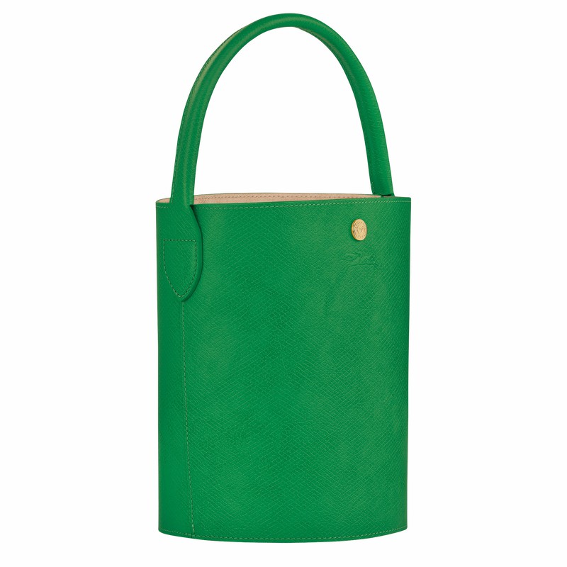 Longchamp ÉPURE S Bøttepungen Dame Grøn Danmark | 10161HYZ129