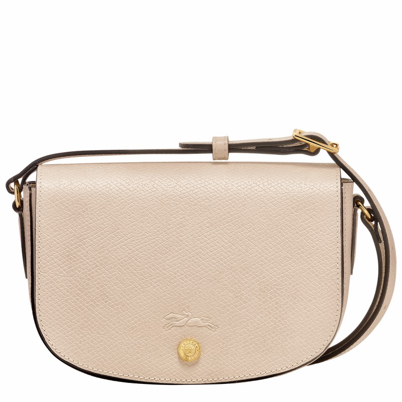 Longchamp ÉPURE S Crossbody Taske Dame Hvide Danmark | 10253HYZ555