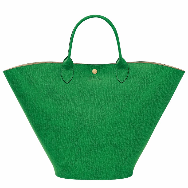 Longchamp ÉPURE XL Muleposer Dame Grøn Danmark | 10260HYZ129