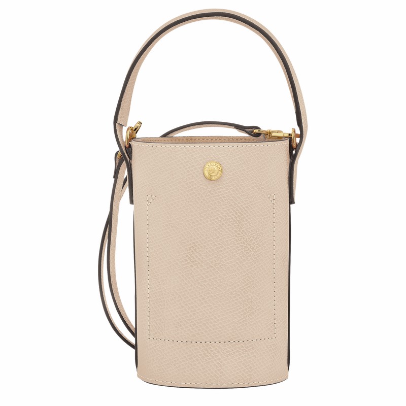 Longchamp ÉPURE XS Crossbody Taske Dame Hvide Danmark | 10213HYZ555