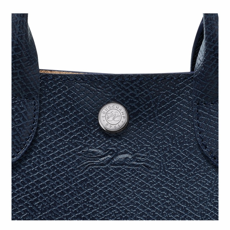 Longchamp ÉPURE XS Muleposer Dame Mørkeblå Danmark | 10269HFH006