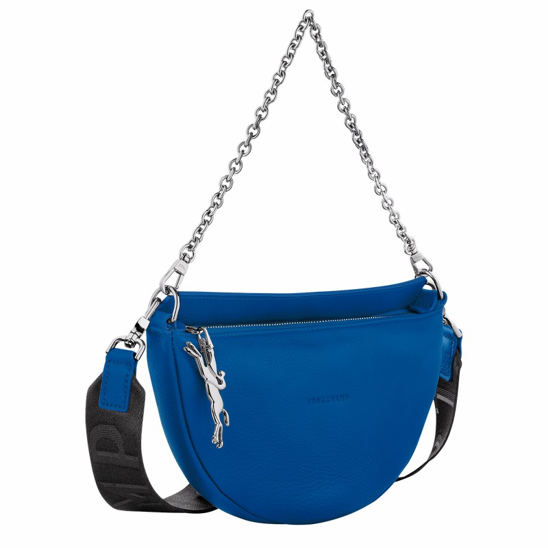 Longchamp Smile S Crossbody Taske Dame Blå Danmark | 10224HDSI17