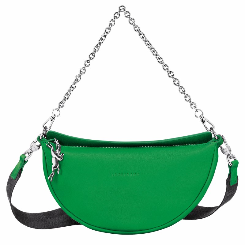 Longchamp Smile S Crossbody Taske Dame Grøn Danmark | 10224HDS531