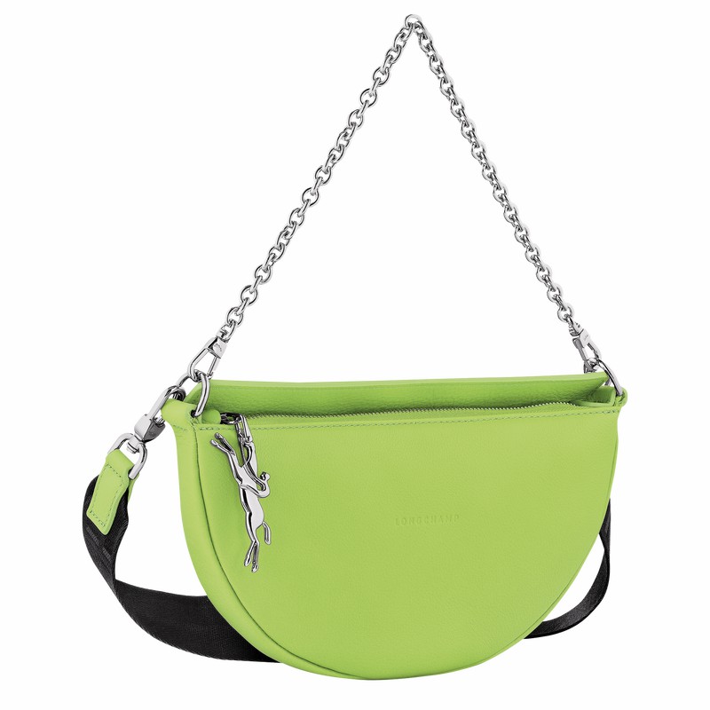 Longchamp Smile S Crossbody Taske Dame Grøn Danmark | 10224HDS355