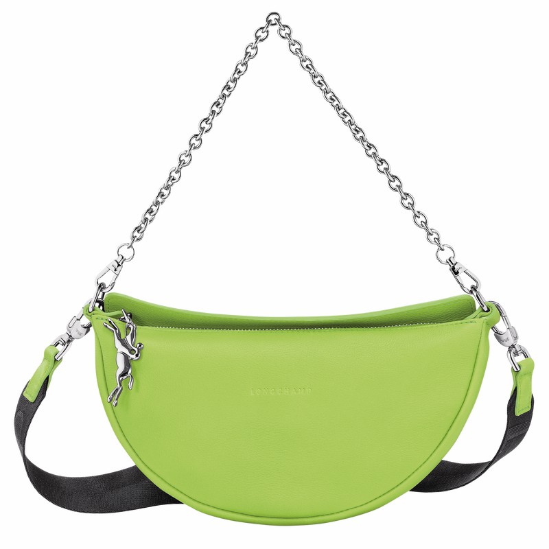 Longchamp Smile S Crossbody Taske Dame Grøn Danmark | 10224HDS355