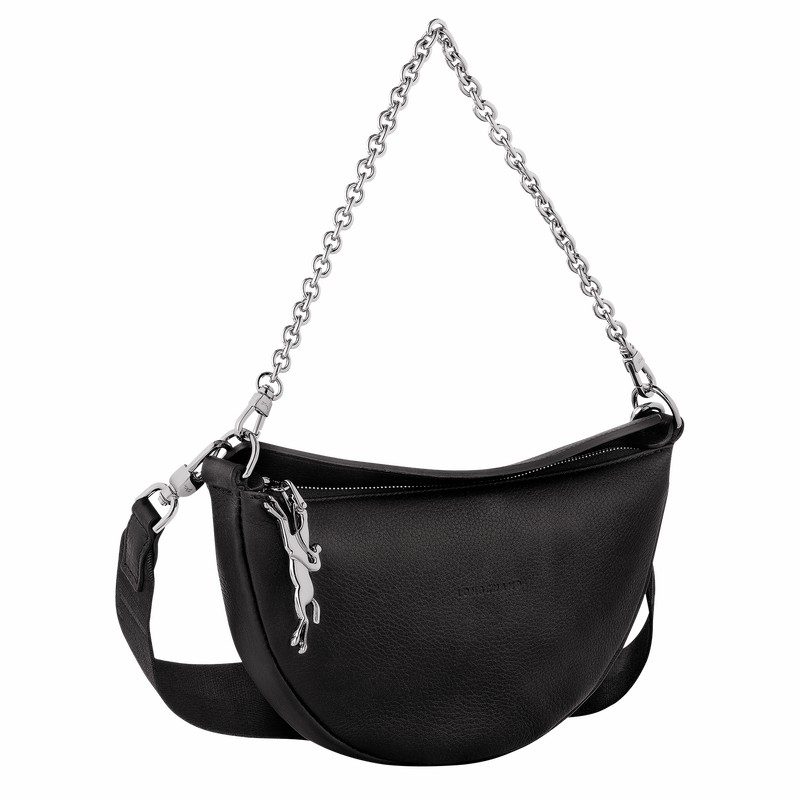 Longchamp Smile S Crossbody Taske Dame Sort Danmark | 10224HDS001