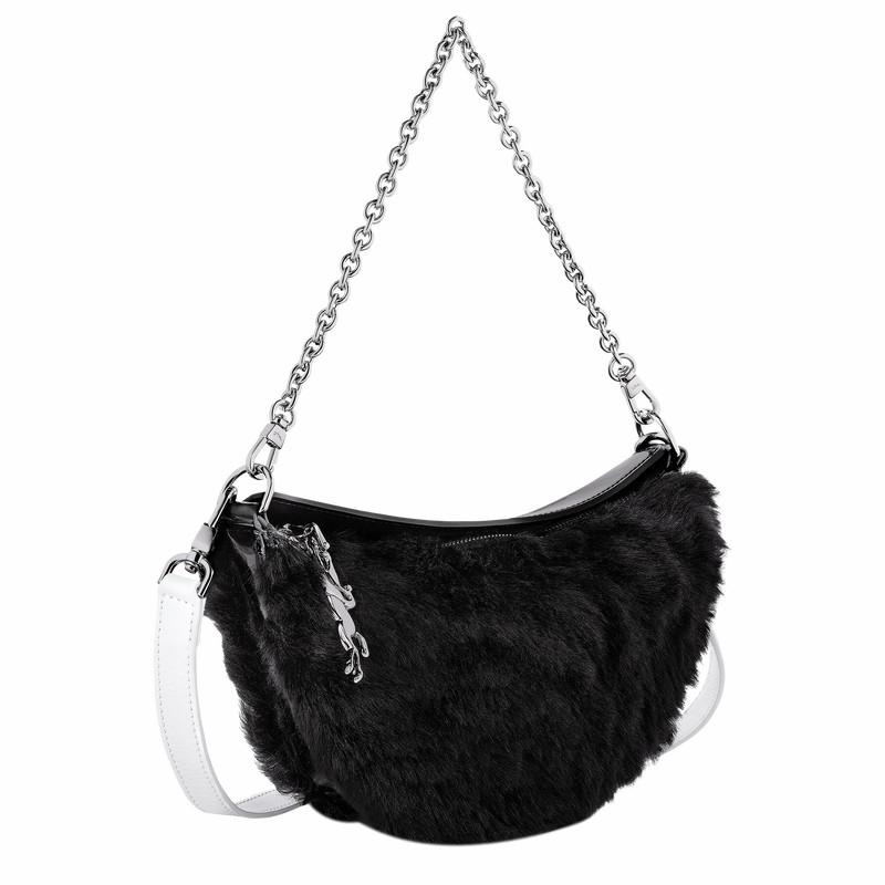 Longchamp Smile S Crossbody Taske Dame Sort Danmark | 10224HFB001