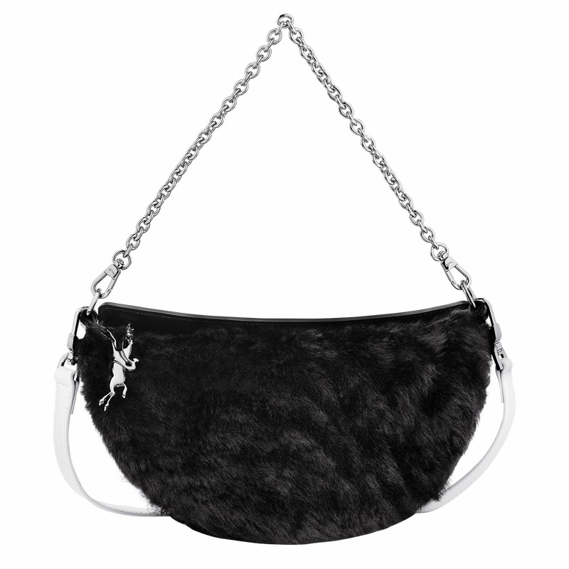 Longchamp Smile S Crossbody Taske Dame Sort Danmark | 10224HFB001